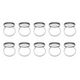 thumbnail image 3 of Miangastore Jewelry Accessories Adjustable Blank Rings 10Pcs 0.9X0.9In, 3 of 9