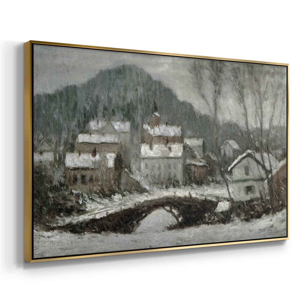 Vintage Landscape-CLXV By Wexford Home Framed in Gold Wood Gallery Wrapped Canvas 27 in. x 41 in.