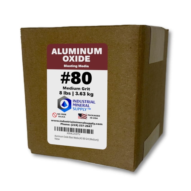 Suministro de minerales industriales de Blast Media de óxido de aluminio #80