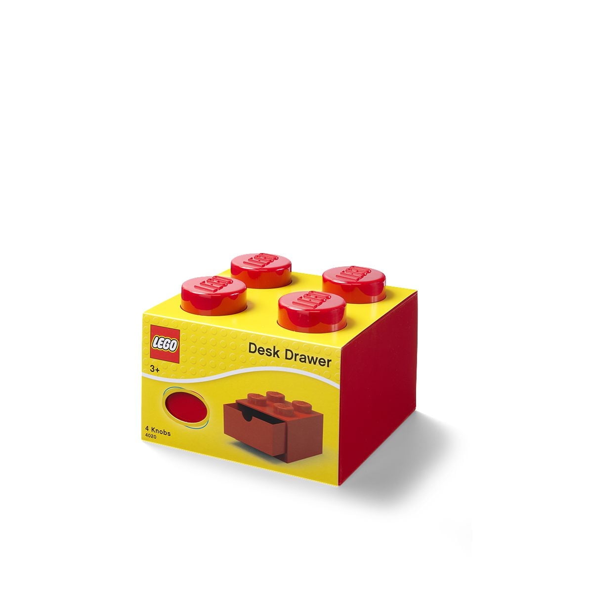 Lego - Desk Drawer 4 - Red