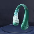 thumbnail image 4 of Ventilador de cuello colgante portátil Ventiladores silenciosos deportivos con refrigeración por aire digital USB (verde) Ehuebsd Libre de BPA, 4 of 6