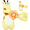 Yllow, variant on Patting Pillow Soother,Interactive Patting Companion with Remote Control for Home and Travel