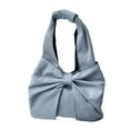 thumbnail image 2 of Bolso de mano tipo tote para mujer, elegante bolso tipo hobo para ir de compras, ir al trabajo y para el libre. Azul claro, 2 of 8