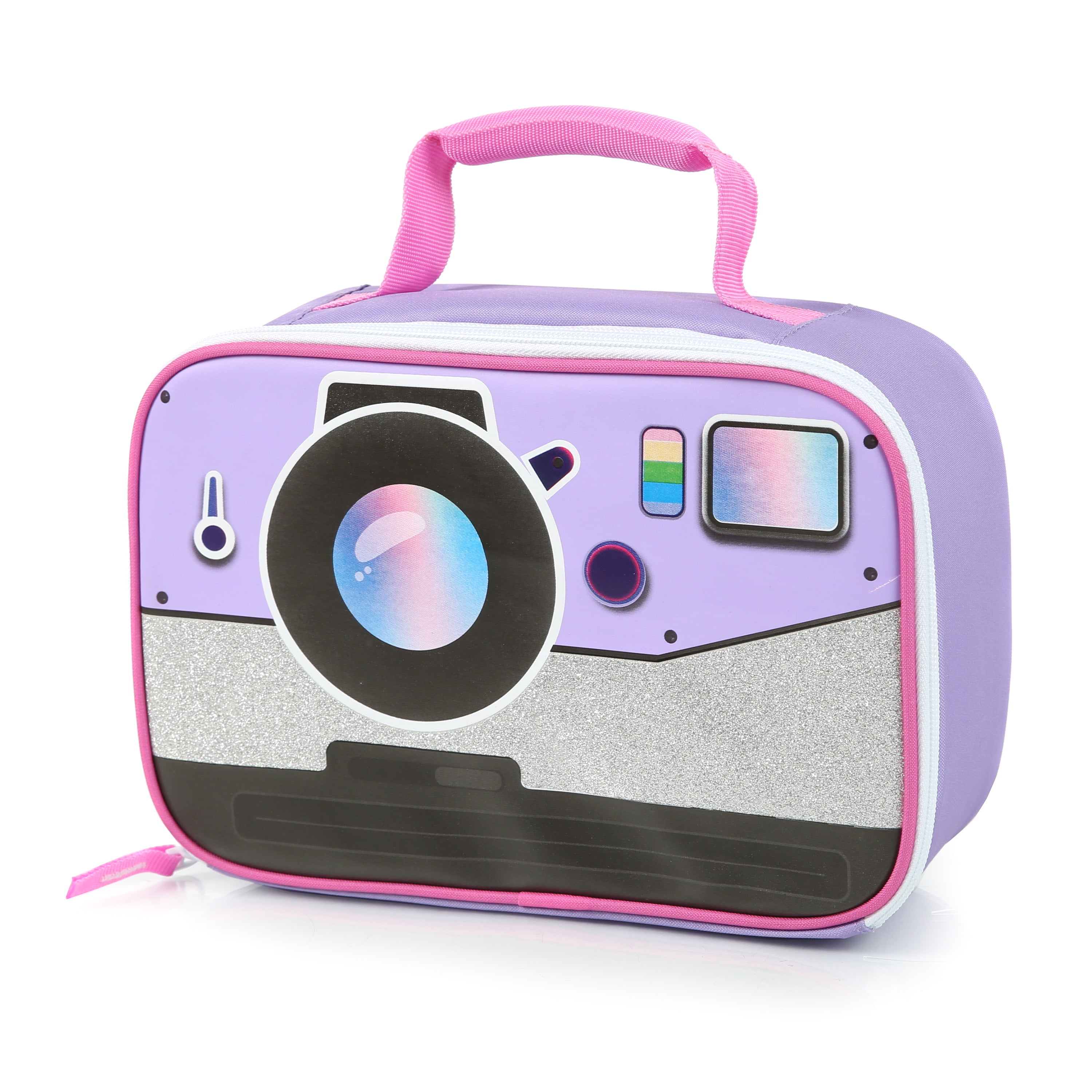 Arctic Zone Novelty Camera Lunch Box, Reusable Lunch Bag with Microban