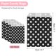 thumbnail image 2 of Uxcell 100Pcs Bolsas de Papel Kraft, 7" x 5" Bolsas de Caramelo a Prueba de Grasa, Bolsas Planas de Favor, Bolsas Pequeñas para Regalos, negras con puntos, 2 of 6
