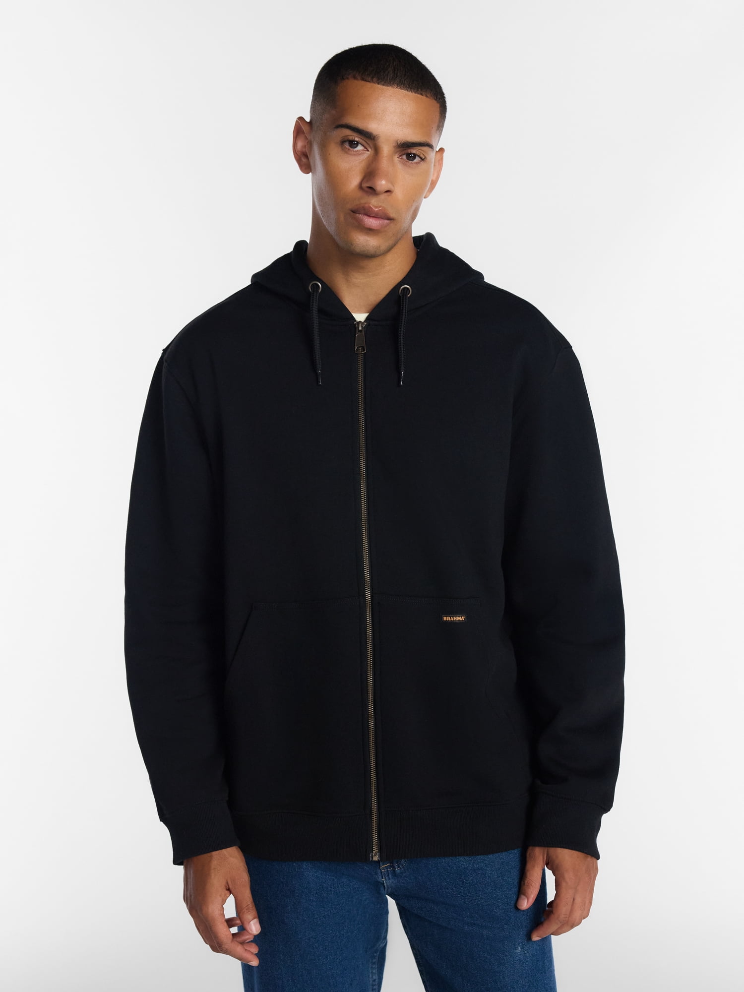 Brahma Men's Full Zip Workwear Hoodie, Sizes S-3XL