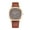Coffee, variant on Women's Watch Round Dial Quartz Watch with Leather Strap Elegant Minimalist Watches for Women