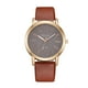thumbnail image 1 of Reloj de cuarzo para mujer, relojes para mujer YOLAKO Reloj de pulsera analógico de cuero de cuarzo casual para mujer, 1 of 2