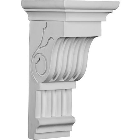 

7 1/2 W x 8 1/8 D x 15 3/4 H Edwards Corbel