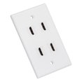 thumbnail image 4 of Placa de pared con interfaz Multimedia HD, Panel de salida ABS estándar de EE. UU. para sistema de cine en casa, receptor AV, 4 HD, 4 of 5