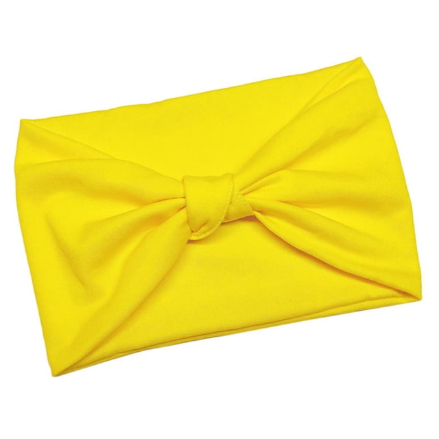 Diadema Deportiva Diadema para Mujer Diadema Turbante Elástico Suave Diadema para La Cabeza Diadema de para Mujer, Las , Amarillo Yinane Banda para el cabello con banda ancha para la cabeza