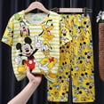 thumbnail image 2 of 16 (120-130 cm) Caqui oscuro Algodón para niños Princesa Anna Elsa Pijamas Conjunto de ropa de dibujos animados para niños Pijamas de manga para bebés Ropa para el hogar Pijamas para niños_h esquí esquí Gafas de esquí, 2 of 3