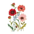 thumbnail image 3 of Pegatinas de Pared de Flores, Calcomanías Impermeables de Plantas de Jardín, Arte de Pared Autoadhesivo para Oficina, Cocina Y Habitación Infantil., 3 of 9