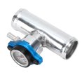 thumbnail image 1 of 38mm/1.5in Aluminum Engine Inline Radiator Hose Filler with Temperature Gauge, 1 of 5