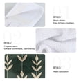 thumbnail image 2 of Yayeee Kitchen Hanging Hand Towels Set of 2 with Loop Bathroom Absorbent Tie Towel, Green Plants, 2 of 7