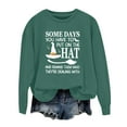 thumbnail image 5 of Gkeoshab Sweaters for Women Women's Oversized Sweaters 2025 Fall Outfits Trendy Crewneck Knit Fashion Pullover Tops Green M, 5 of 6