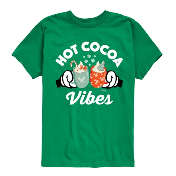 Disney - Hot Cocoa Vibes - Toddler & Youth Short Sleeve Graphic T-Shirt