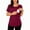 Red, variant on BRGZLK Maternity T-Shirts for Women 2026 Trendy Short Sleeves Crew Neck Solid Color Top Tees Pregnancy Summer Clothes Gray L