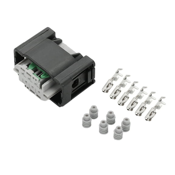 6 Pin Car Throttle Connector Plug Female Wire Terminal Connector for Mercedes-Benz for BMW 1 Set
