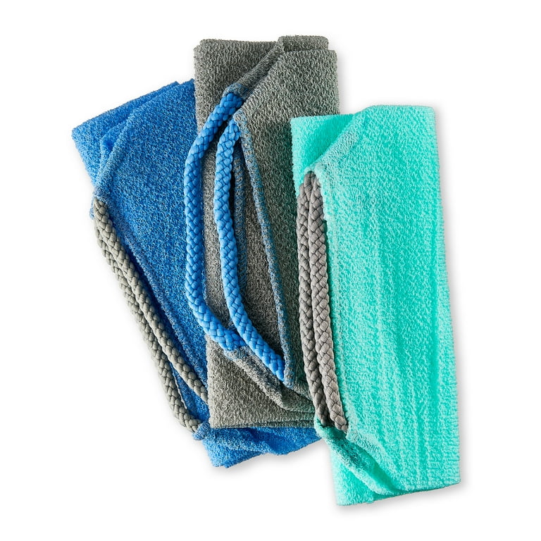 Equate Beauty Stretch Bath Washcloth for Body Cloth Color May