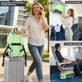 thumbnail image 6 of JIALIOU 14" Laptop Backpack Waterproof Airline Approved Stylish Casual Daypack for Travel Business College Work, Soft Green Polka Dot, 6 of 8