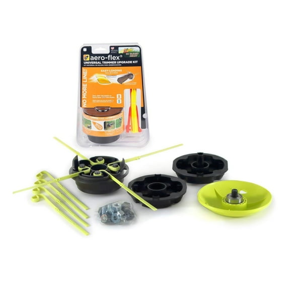 Universal Trimmer Head with Ground Control for Easy Line Replacement
