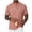 Pink, variant on Mens Waffle Henley T-Shirts Casual Short Sleeve Button Solid Color Basic Tees Work Shirts 2026 Summer Clothes