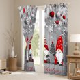 thumbnail image 3 of Homewish Cute Cartoon Gnome Curtains Pack of 2 (42x84 Each),Merry Christmas Curtains Blackout,Gray White Red Bedroom Curtains For Girls Boys,Luxury Bedroom Decor, 3 of 6