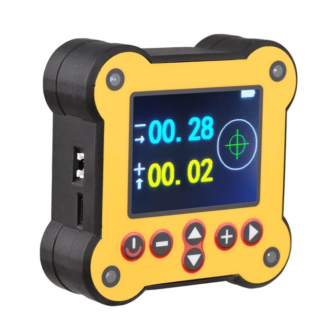 Rapporteur Numérique à Double Axe Inclinomètre Magnétique Détecteur d'Angle avec Précision de 0,02° Boîtier de Niveau avec Interface de Contrôle de Sortie Instrument de Nivellement Électrique pour Machinerie de Menuiserie Construction