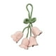 thumbnail image 3 of Colgantes de flores de punto para bolsos, colgantes de orquídeas y campanillas, colgantes decorativos para regalos. Rosado, 3 of 9