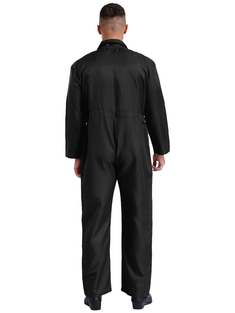 vastwit Mens Wear Resistant Overalls Jumpsuit Long Sleeve Blend