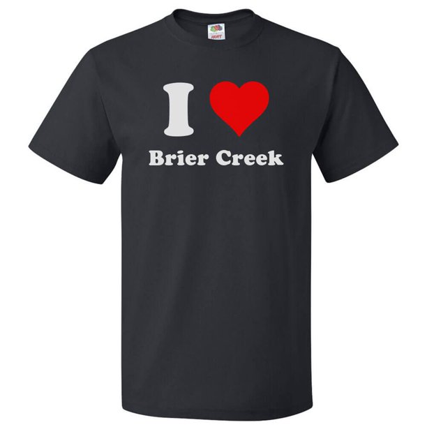 Shirtscope I Love Brier Creek T Shirt I Heart Brier Creek Gift Walmart Com Walmart Com