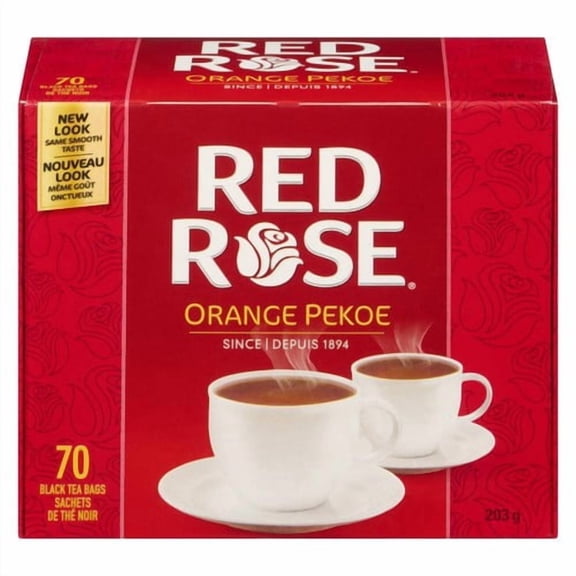 Red Rose Orange Pekoe Tea | Canadian Black Tea | 70 Tea Bags
