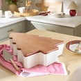 thumbnail image 7 of Better Homes & Gardens Figural Christmas Tree Stoneware Baking Dish with Acacia Wood Lid, 12" x 15", 7 of 7