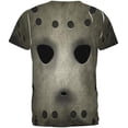 thumbnail image 2 of Halloween Horror Movie Hockey Mask Costume All Over Mens T Shirt Multi LG, 2 of 2