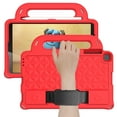 thumbnail image 5 of Feishell For Samsung Galaxy Tab A 10.1 Inch (2019) SM-T510/T515 with Pencil Holder Adjustable Shoulder/Hand Strap Kickstand Rubber Three Layer Convertible Handle Cover Kids Friendly, Red, 5 of 9