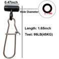 thumbnail image 2 of Czcpp-50 Pcs Ligne de Pêche pour Lander avec Duo-Lock Snap, Kit d'Accessoires de Pêche en Acier Inoxydable, 2 of 4