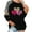 Black 03, variant on Women's Valentine's Day Sweatshirts Fashion Heart Print Shirt Round Neck Raglan Sleeves Long Sleeve Blouses Pullover Casual Sweatshirt Top