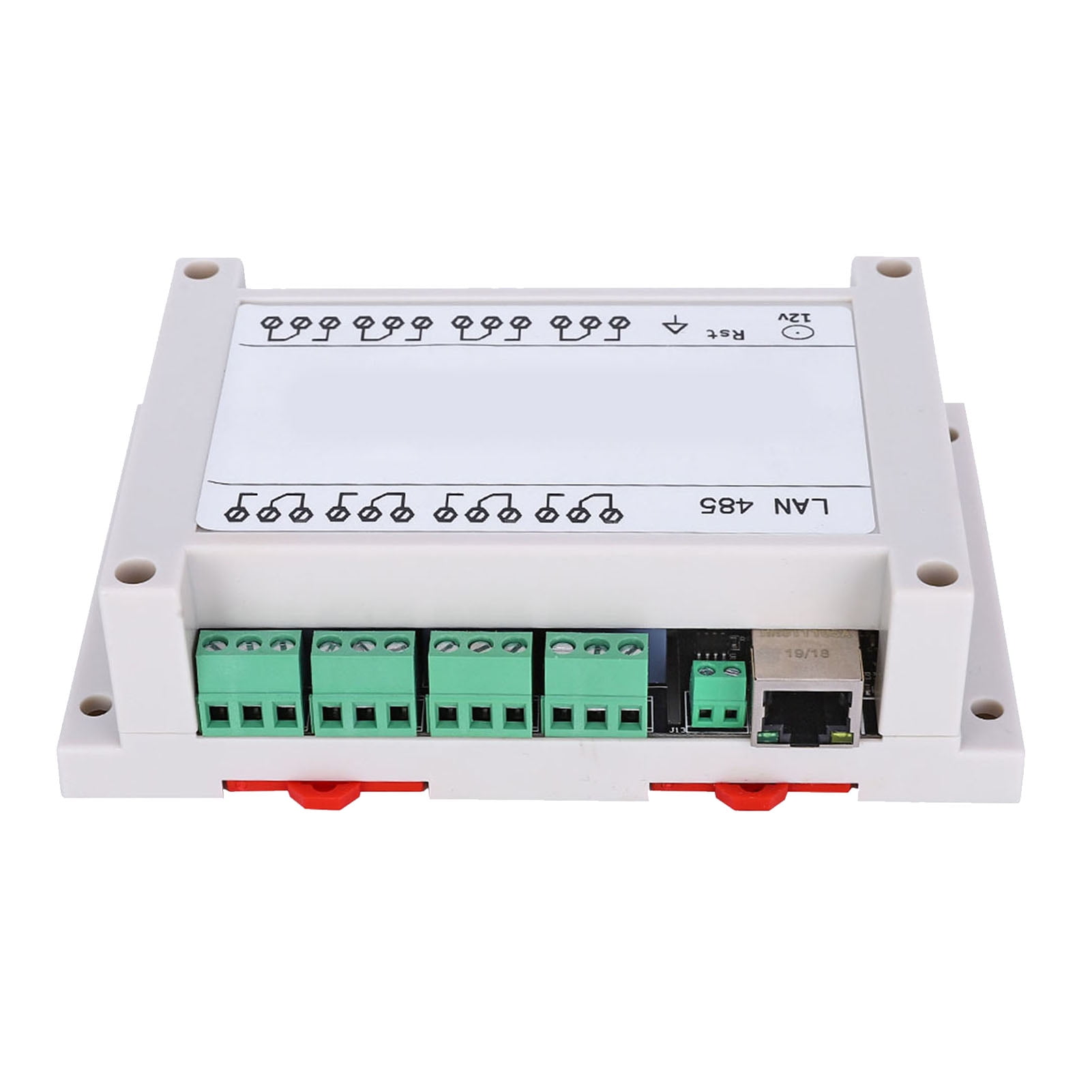TCP / IP Remote Controller Module 8 Channel Relay Switch AC 10A ...