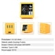 thumbnail image 3 of WIFI smart desktop electronic clock weather small TV digital ornaments, 3 of 4