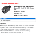 thumbnail image 2 of Auto Trans Oil Cooler Line Connector - Compatible with 2011 - 2014 Chrysler 200 2012 2013, 2 of 2