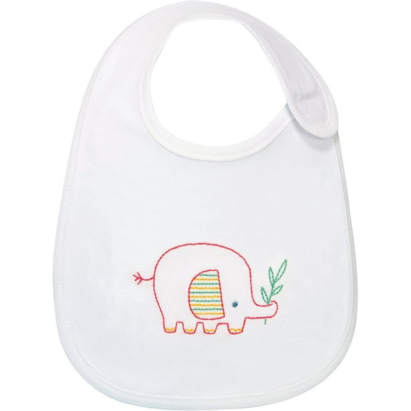 Dimensions Crafts Embroidered Elephant Bib - Baby Shower Gift - Craft Project