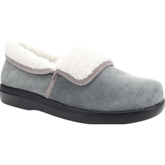 Propet Women's Colbie Slipper Grey Suede - WXX004SGRY  Grey