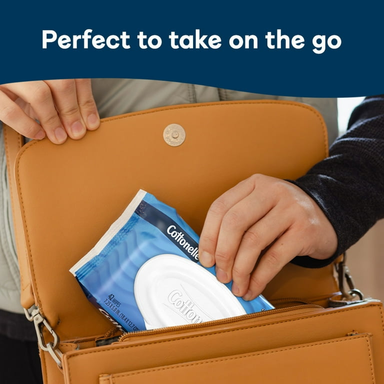 Cottonelle Ultra Fresh Flushable Wet Wipes, 8 Flip-Top Packs