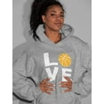 thumbnail image 5 of Tstars Women's Basketball Hoodie - Perfect Gift for Basketball Fans, Players, and Lovers - Cool Birthday Present - Sporty and Stylish Sweatshirt for Team Supporters, 5 of 12