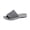 Gray, variant on Women's Slides Elastic Band Wide Width Wedge Casual Summer Sandals Flats Comfortable Orthopedic Slipper
