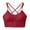 Red, variant on TSADFHJI Women's Sports Plus Size Thin and Shockproof Running Yoga Tank Top Back Gathering Bra Bras for Women Two Piece Women Bras Plus Womens Bras Crotchless White L
