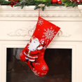 thumbnail image 3 of Bas de Noël, Grandes Tailles Bas Décorations de Noël, A, 3 of 5