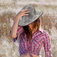 thumbnail image 2 of Silver Rhinestone Cowboy Hat Adult Costume Accessory, 2 of 4