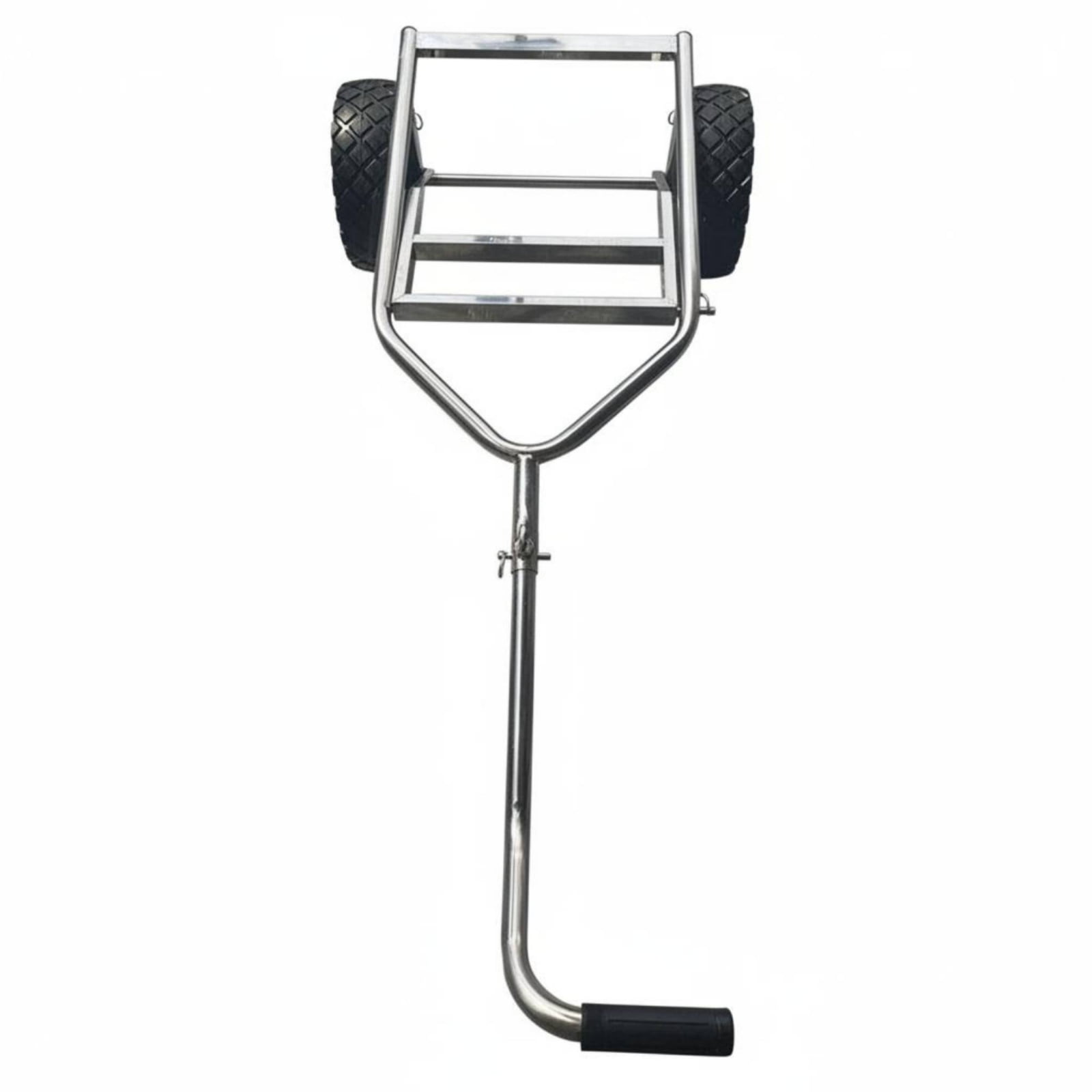 harayaa Boat Trolley Cart Trailer Aluminum Foldable Design for Easy Storage and Portability for Anglers Docks and Shorelines